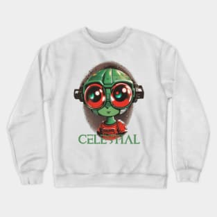 Cute alien Crewneck Sweatshirt